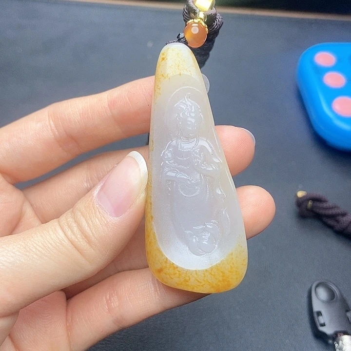 和田玉挂件未镶嵌N