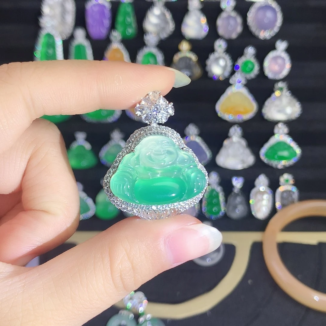 玛瑙/玉髓颈饰银S925镶嵌?****