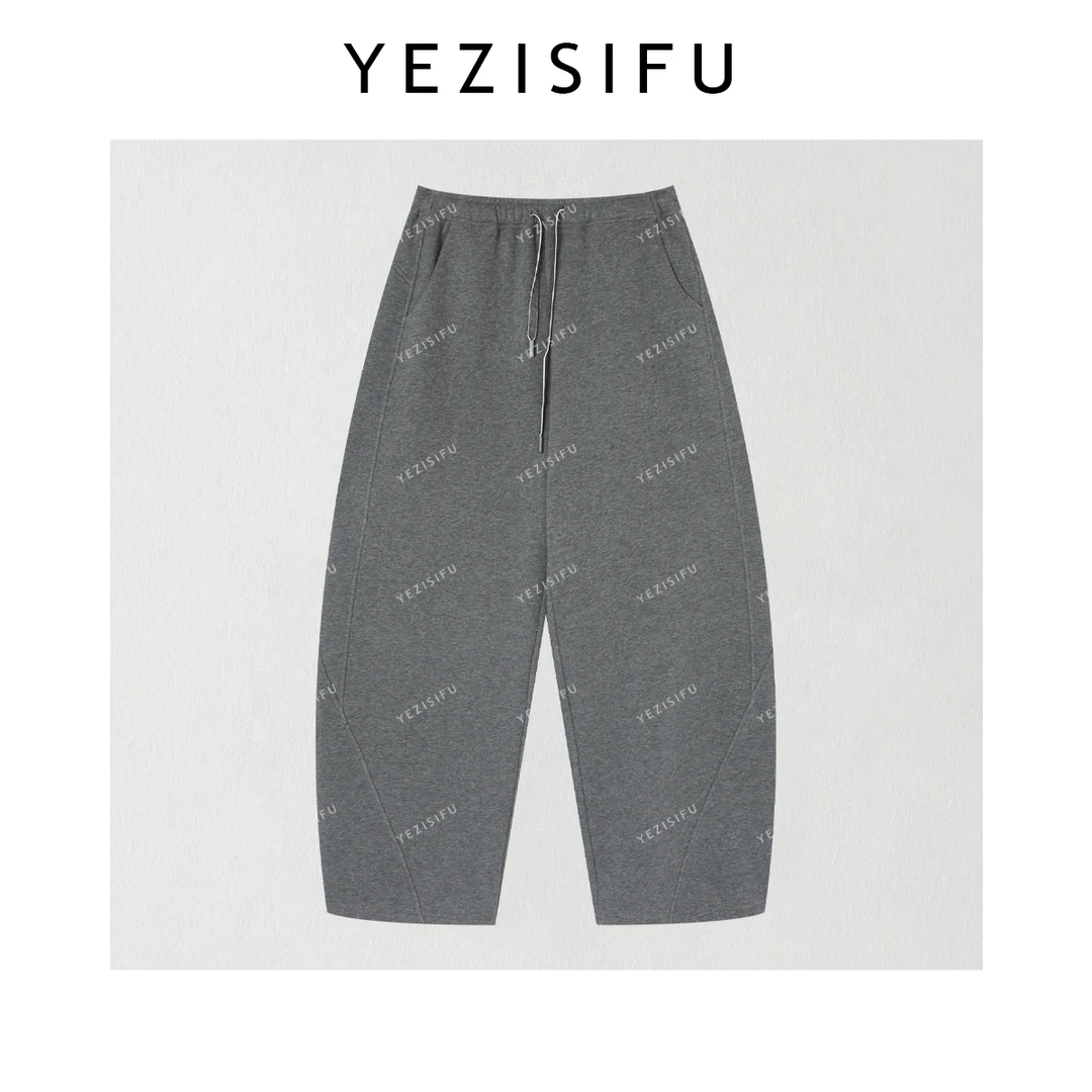 欧尼私服 2025秋冬【人生角色】立体剪裁百搭加绒休闲裤2510C6657