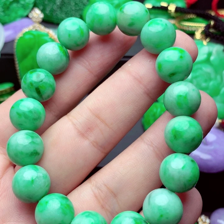 翡翠未镶嵌手链手串