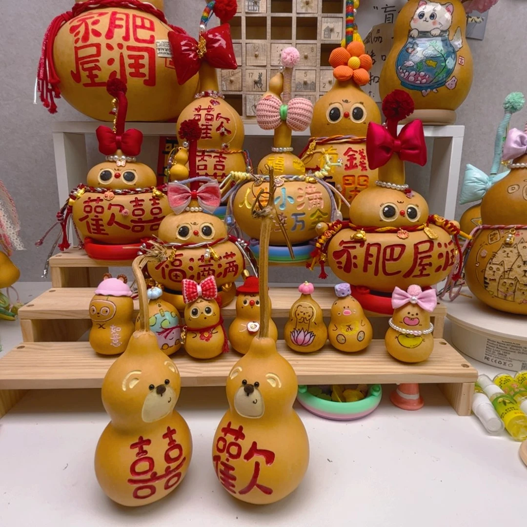 圆***了有机玻璃葫芦手作一物一拍