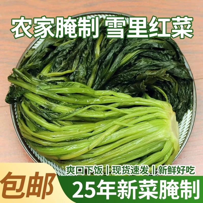 （一斤一袋）雪里蕻东北特产新鲜腌制雪里红老口味下饭脆嫩雪菜