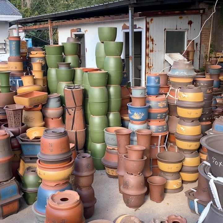 紫砂花盆紫砂花盆