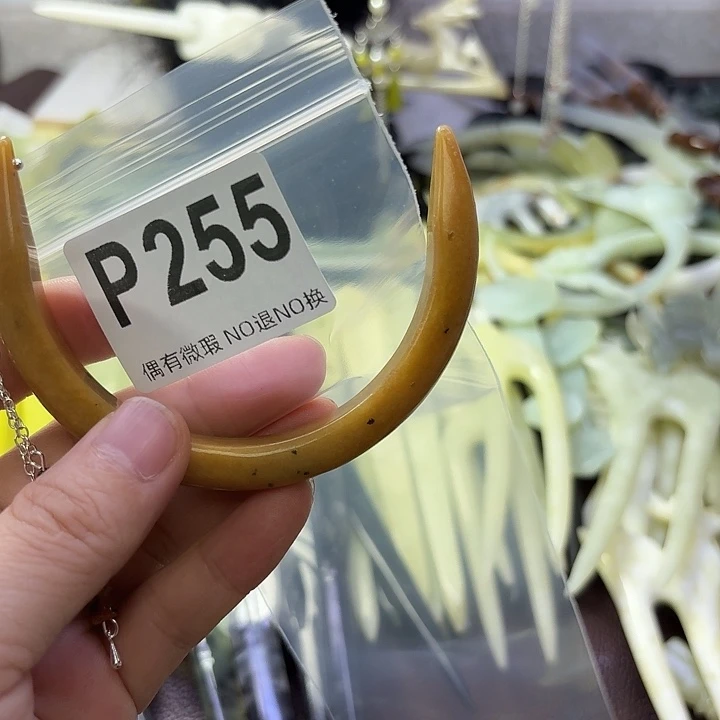 天***乐合金蛇纹石玉发饰