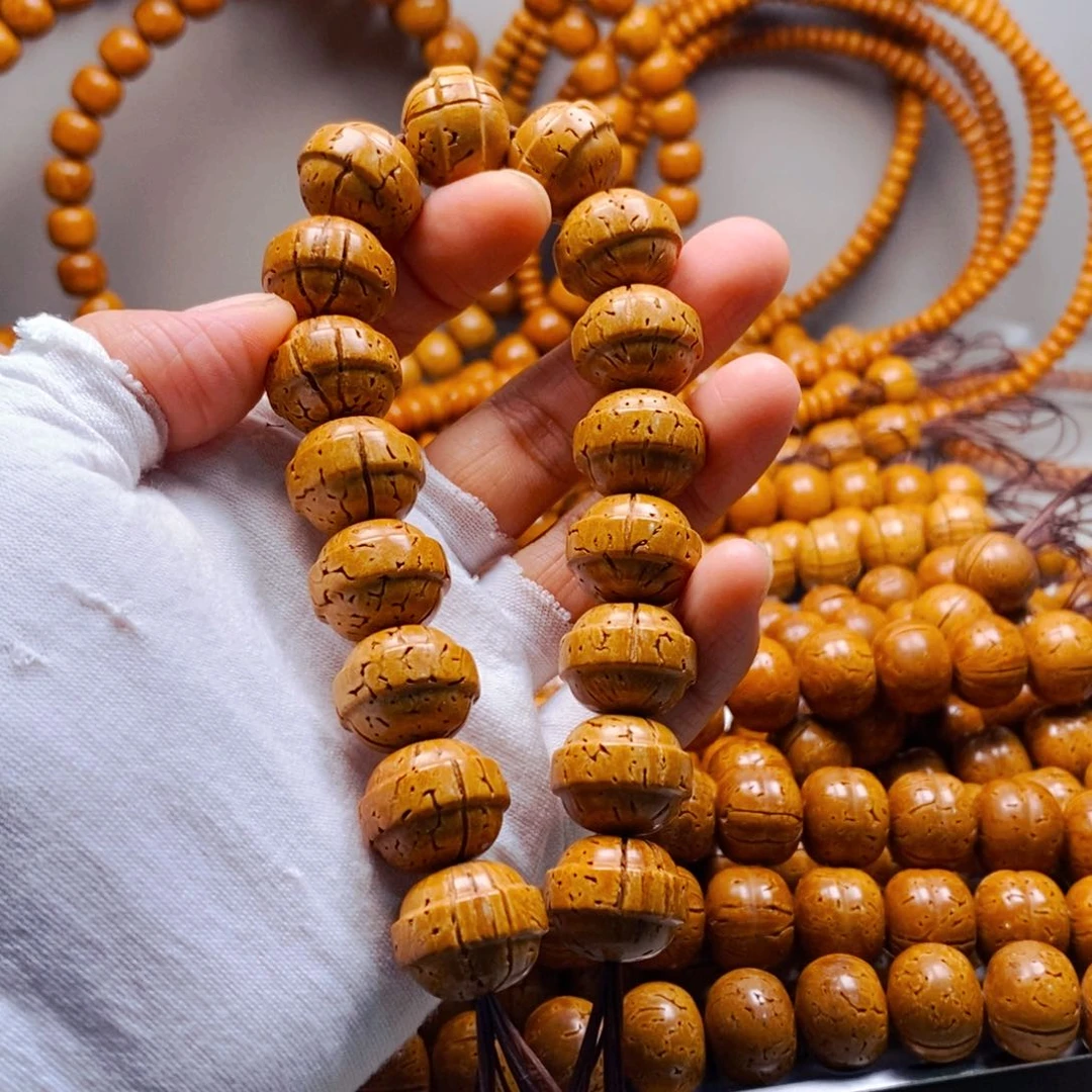 桃核手串17加乘14加腰缠万贯轻色差28.8