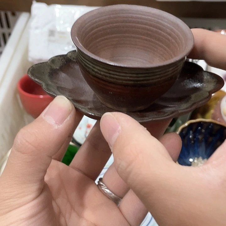 陶瓷茶具全部清清完回家过年