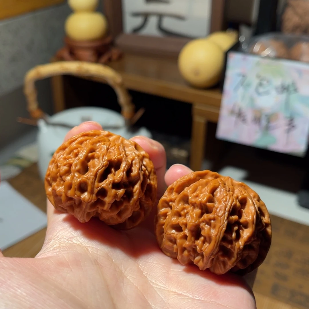 文玩核桃把件41 苹果园全品，不退不换