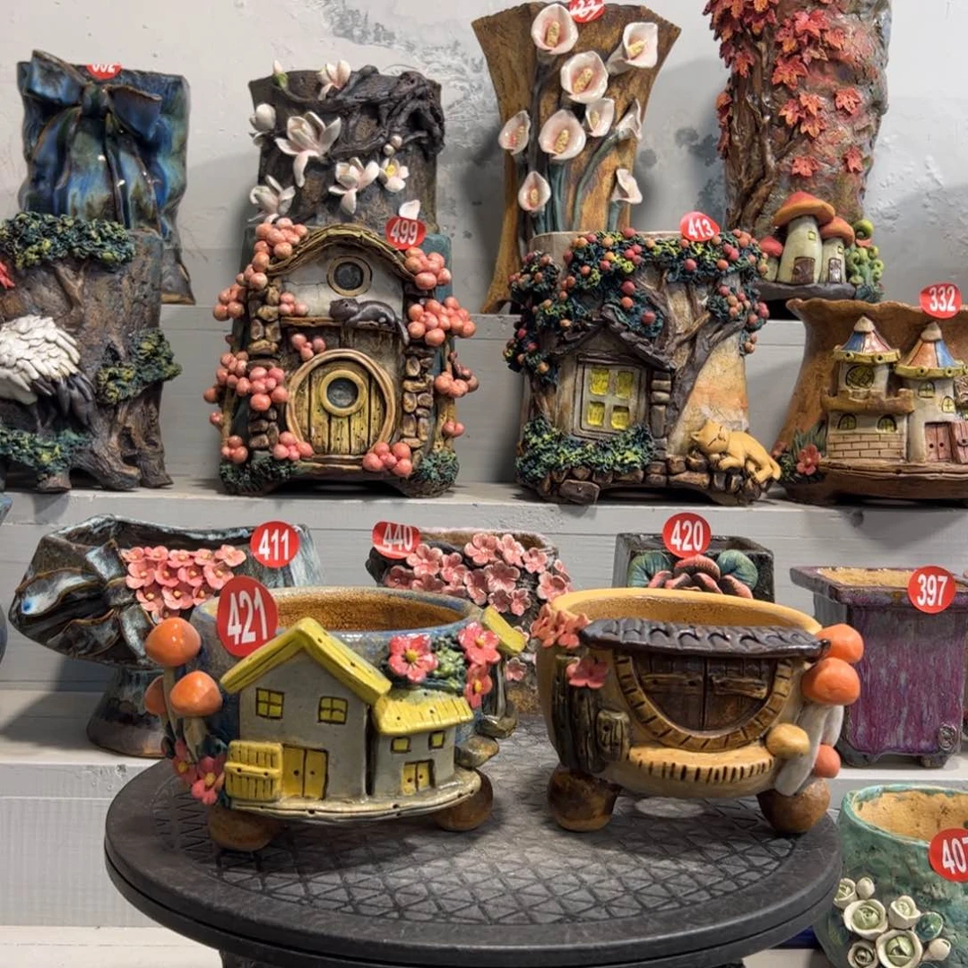 微瑕421 号陶然花器手工花盆