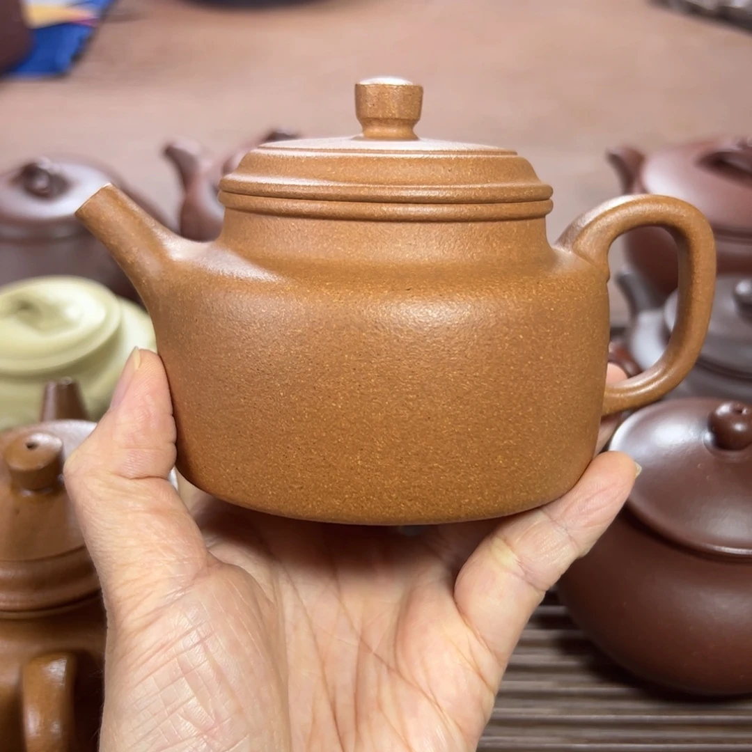 茶壶段泥黄降坡 德钟 270cc