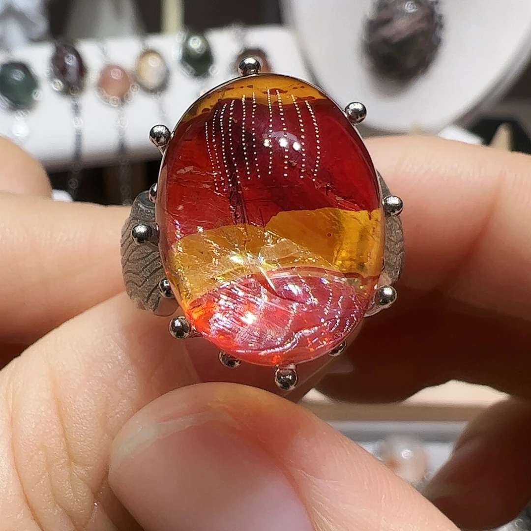 桂***圆银S925镶嵌水晶珠宝半成品