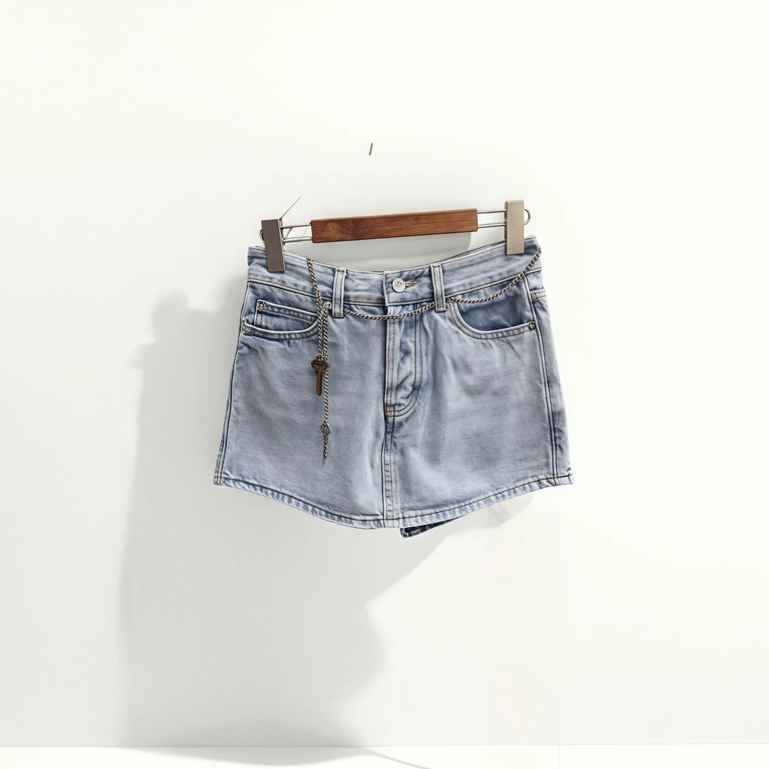 【5210】设计师钥匙挂件短裤