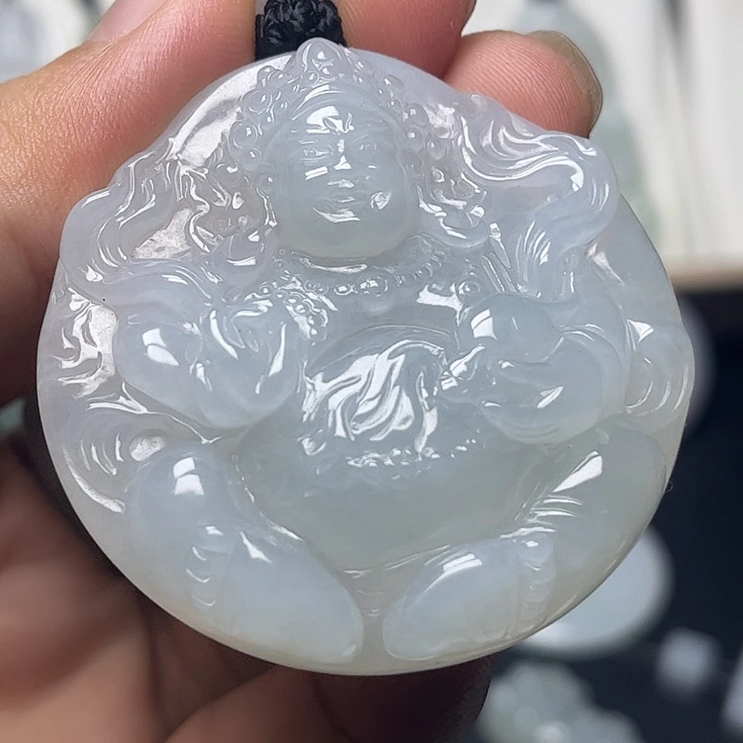 翡翠未镶嵌颈饰缅甸天然翡翠