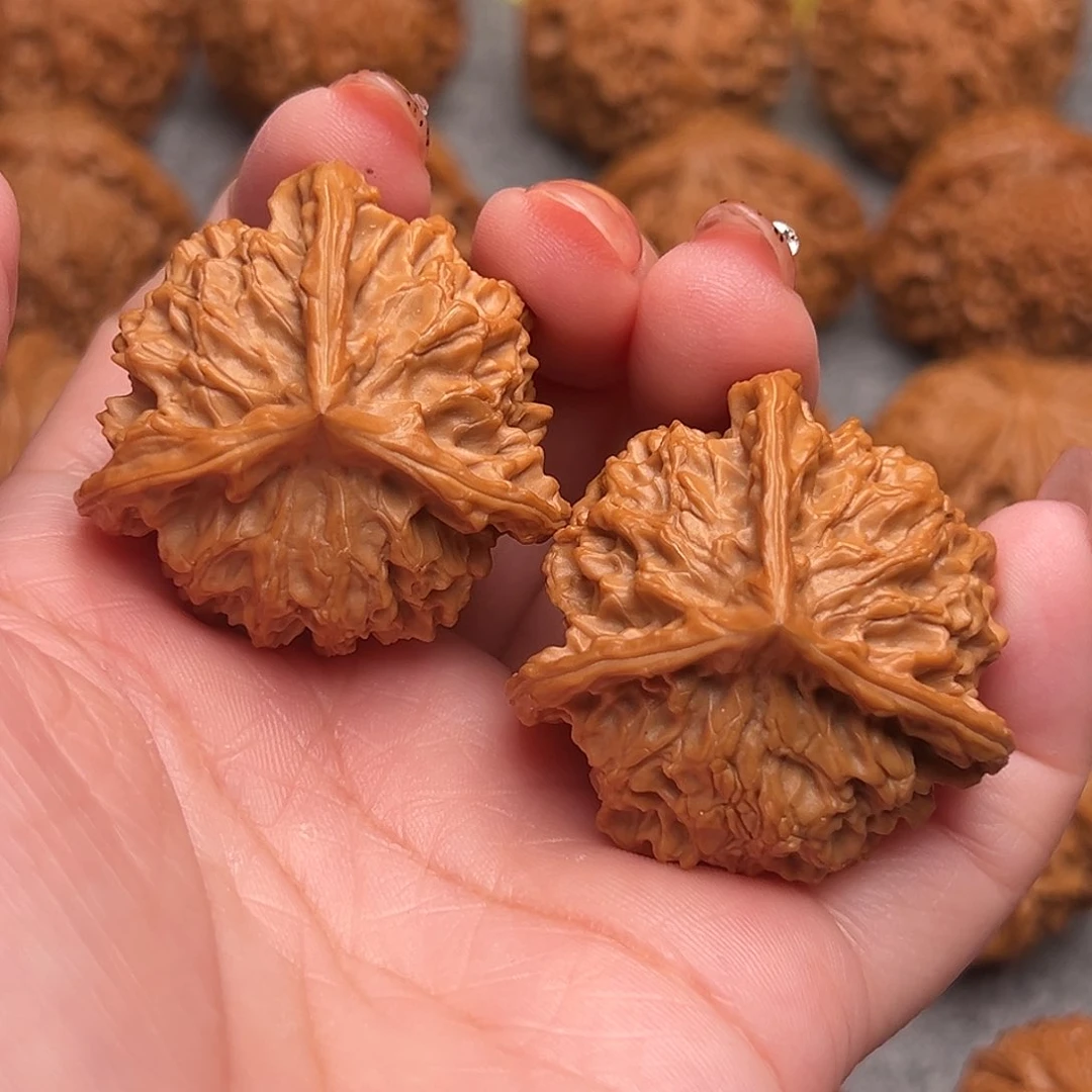 把件文玩核桃B****u精品盘山三棱40全品毕业款