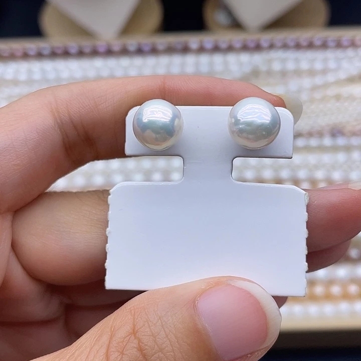 淡水珍珠银S925镶嵌颈饰