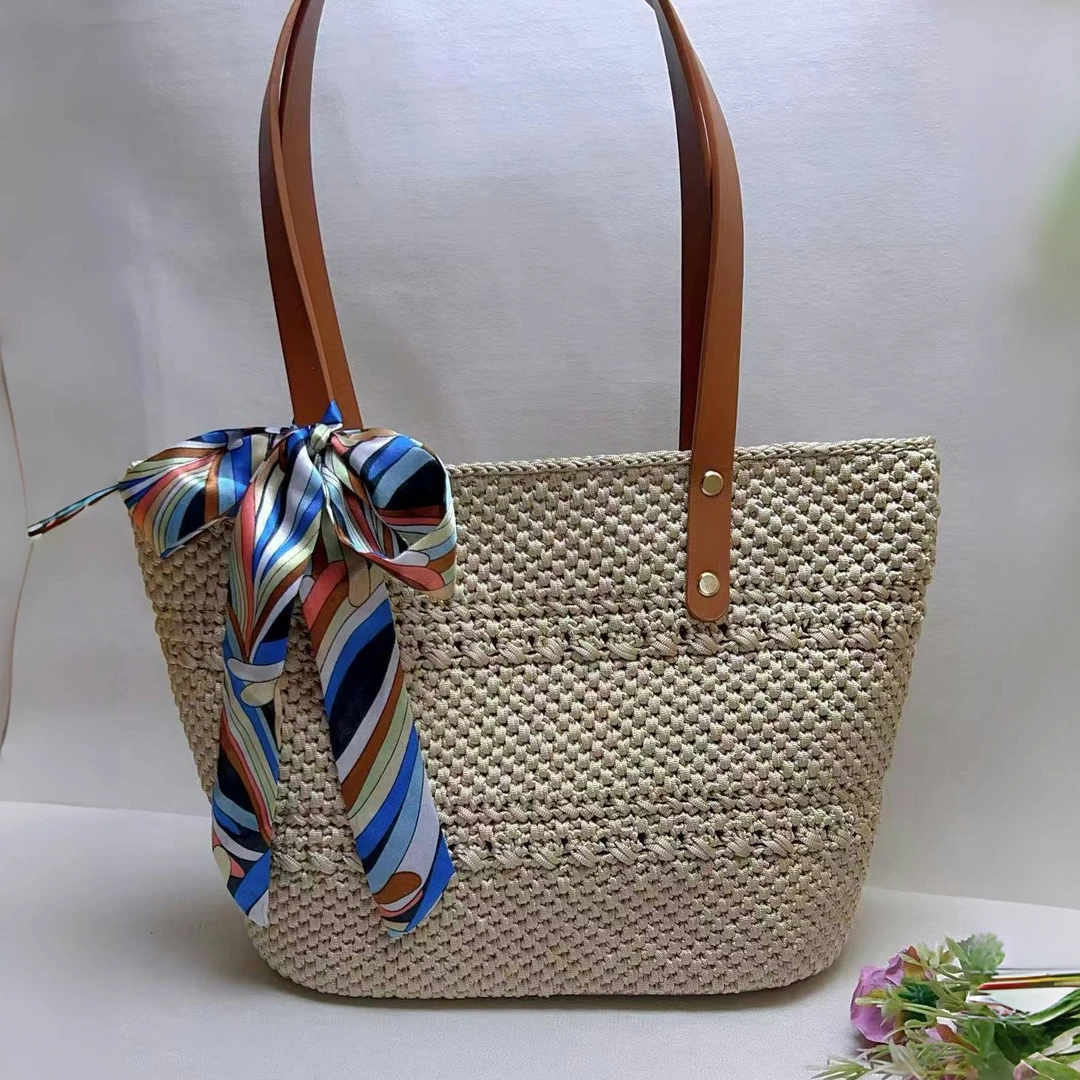 大号手提菜篮子包包（拍一份织1个包 送工具+材料）