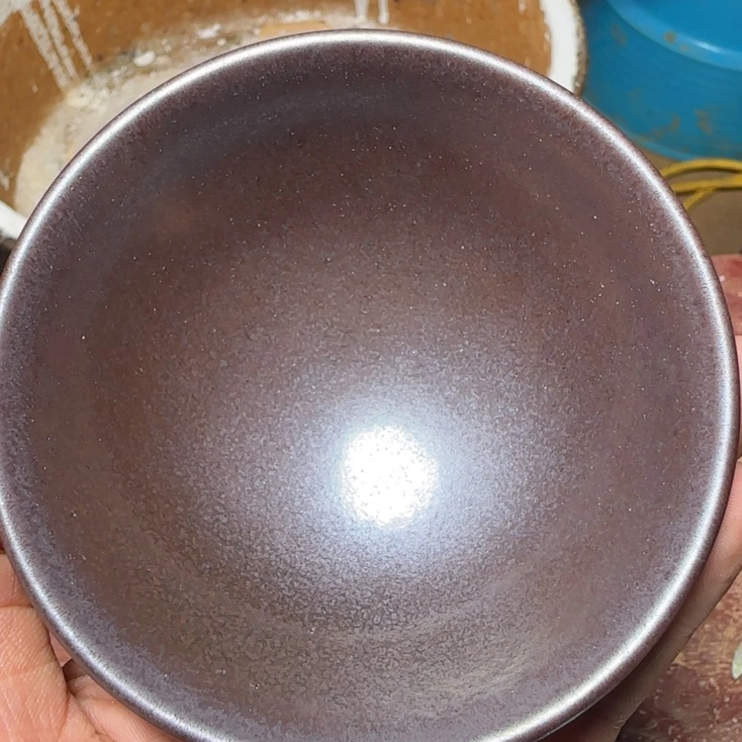 柴烧建盏茶盏茶杯236