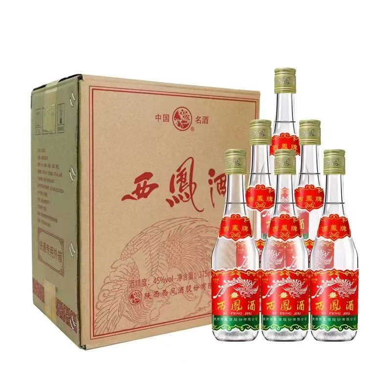 西凤 375酒七两半45度绵柔凤香型375ml*6瓶45度