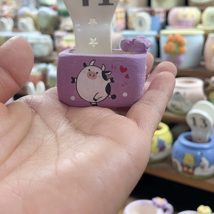 41…..手工手绘花盆