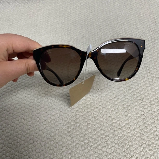 99新 Chanel/香奈儿 A8559 CHANEL 棕色 墨镜 99新