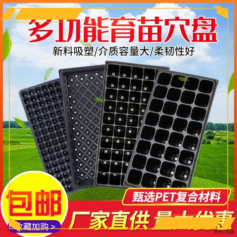 加厚苗盘育多肉玉米托盘家用种植草莓辣椒西瓜蔬菜秧苗扦插批发