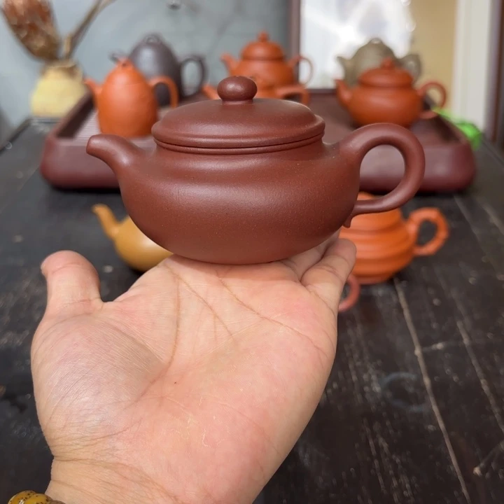 紫砂茶壶仿古190毫升中槽清