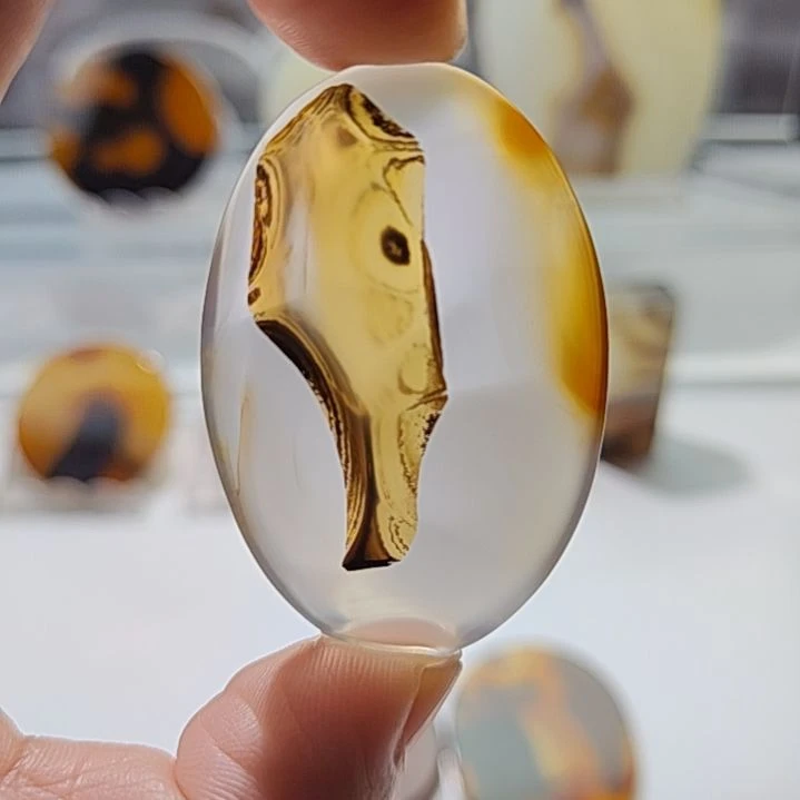 玛瑙/玉髓未镶嵌吊坠(不含链)62号