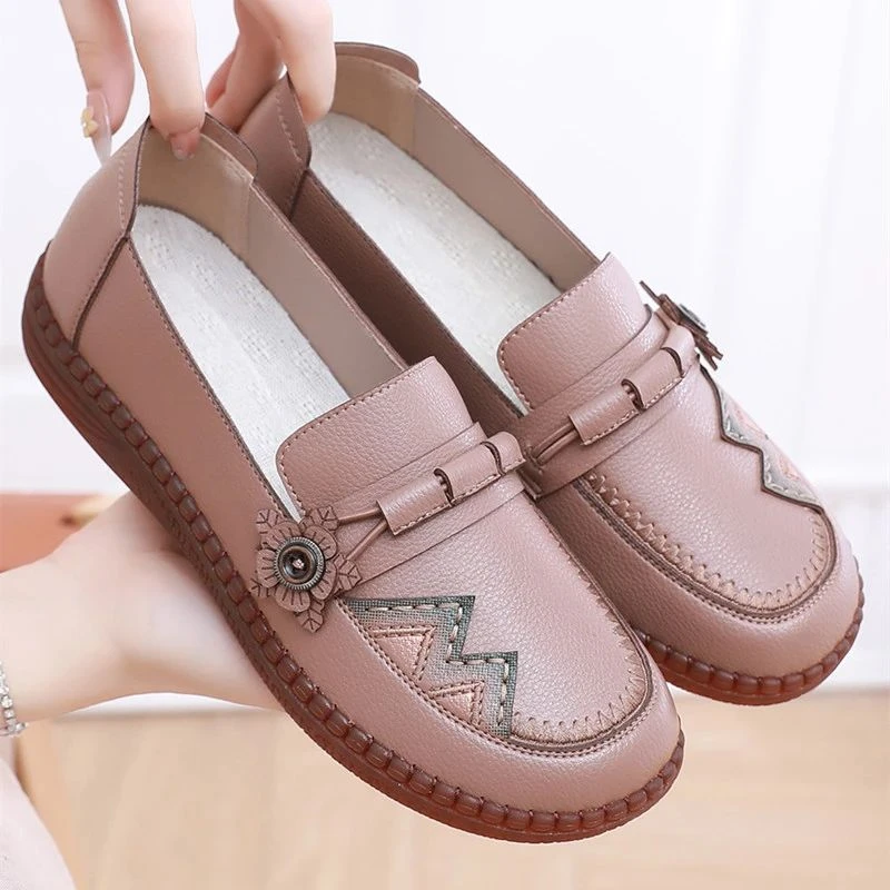 春秋季新款老北京布鞋女鞋软底防滑牛筋底老人鞋妈妈鞋透气奶奶鞋