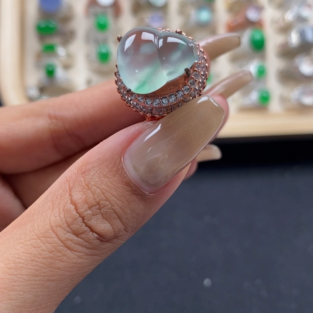 翡翠裸石缅甸天然A货翡翠