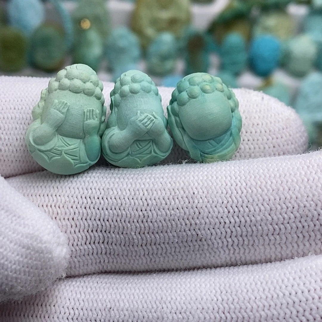 宫***鉴绿松石未镶嵌绿松石