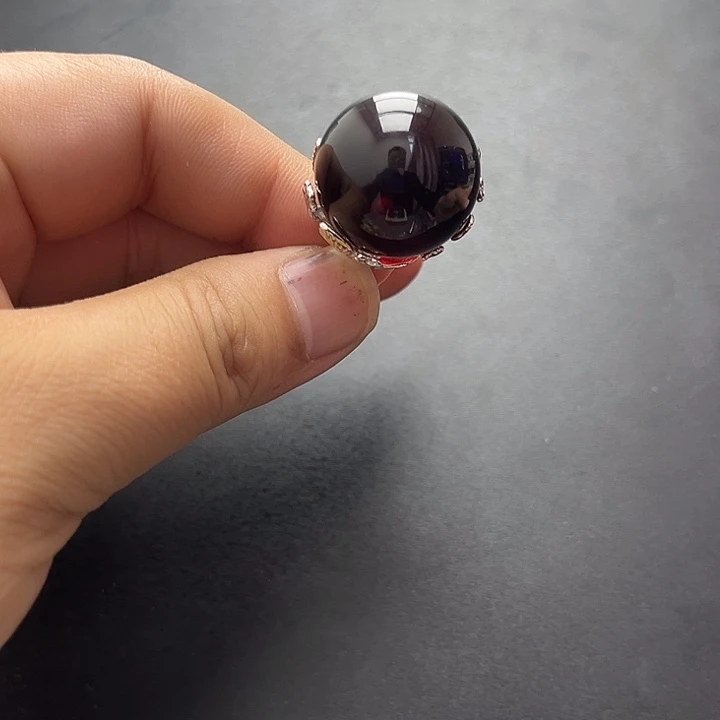 琥珀未镶嵌裸石戒指