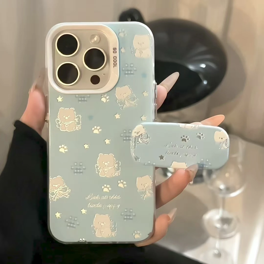 磨砂彩银适用于苹果/华为/小米/oppo/vivo镂空满屏猫爪防护手机壳