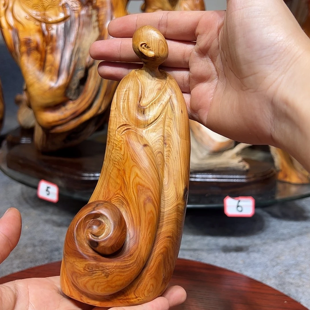 柏木崖柏木手把件摆件