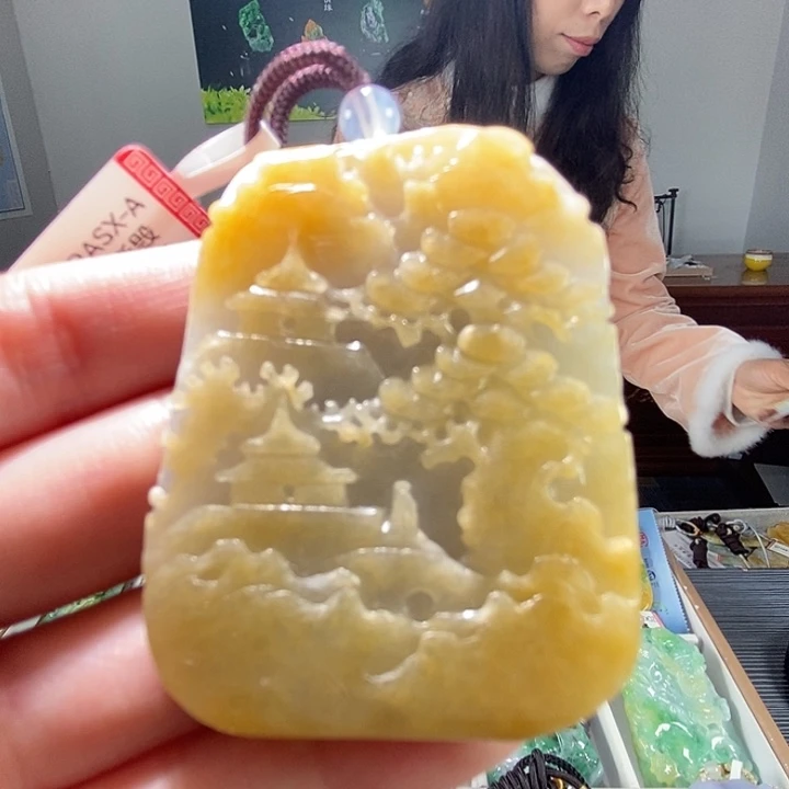 颈饰未镶嵌翡翠翡翠