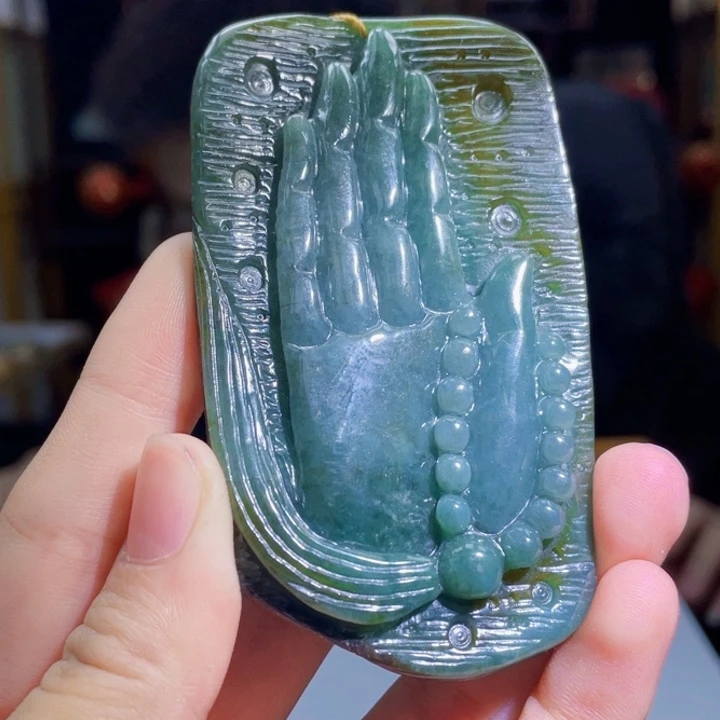 翡翠未镶嵌吊坠(不含链)A139