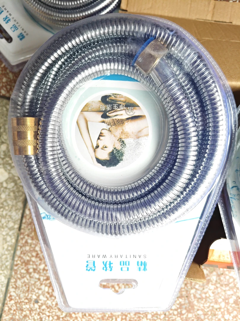 防爆加厚淋浴花洒不锈钢软管通用浴室热水器喷头连接管管子洗澡
