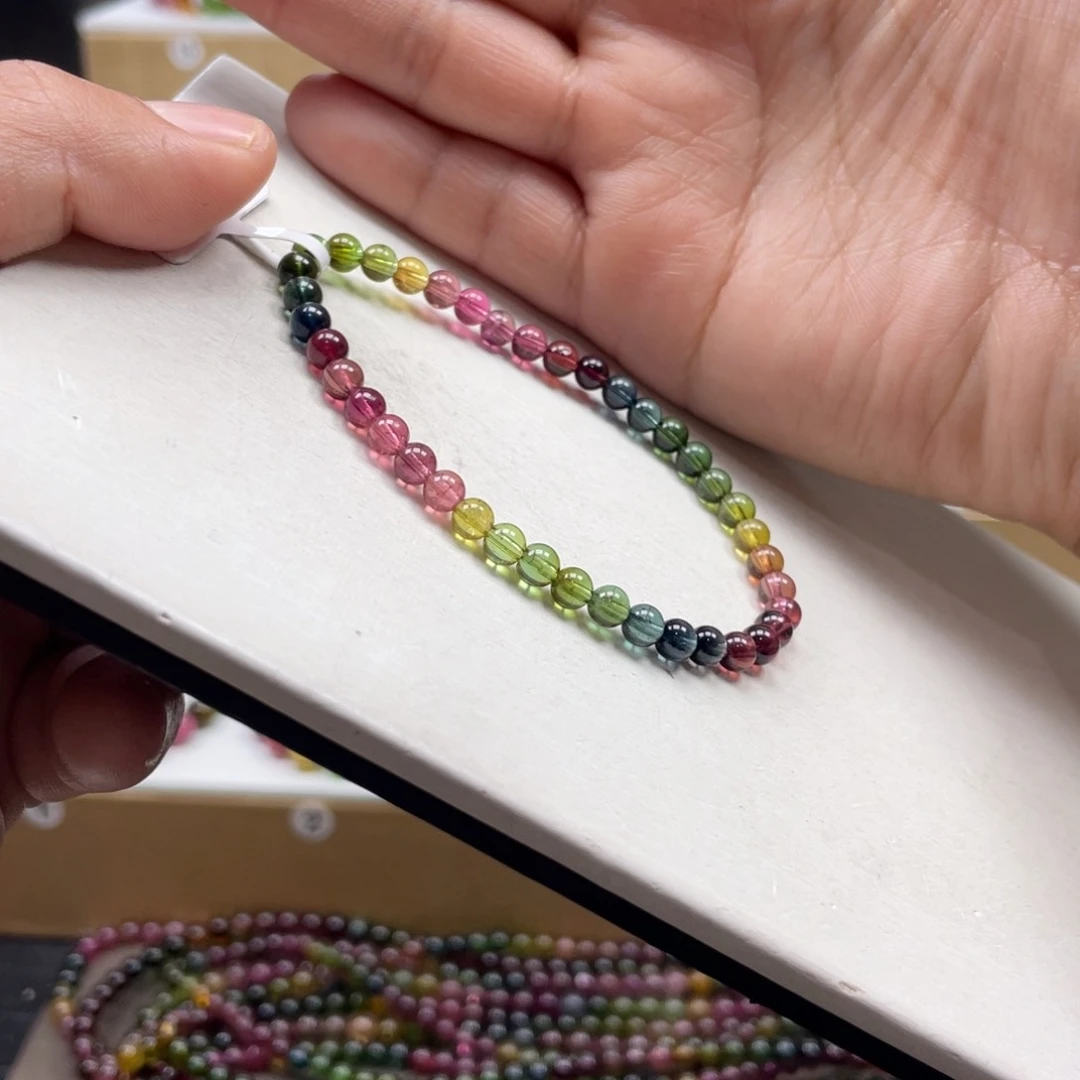 碧玺手串未镶嵌4.5mmmmmmmmmmmmmmmmmmmm