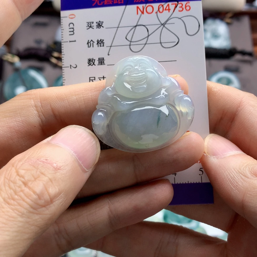 翡翠未镶嵌颈饰吊坠
