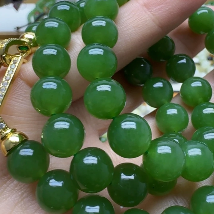 临***行和田玉未镶嵌手链