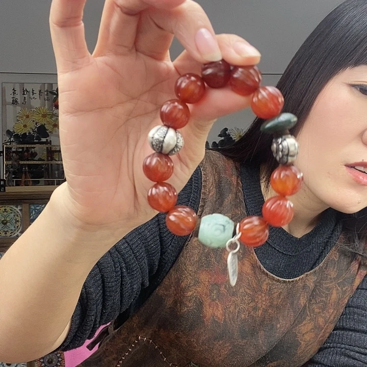 玛瑙/玉髓手串未镶嵌手串