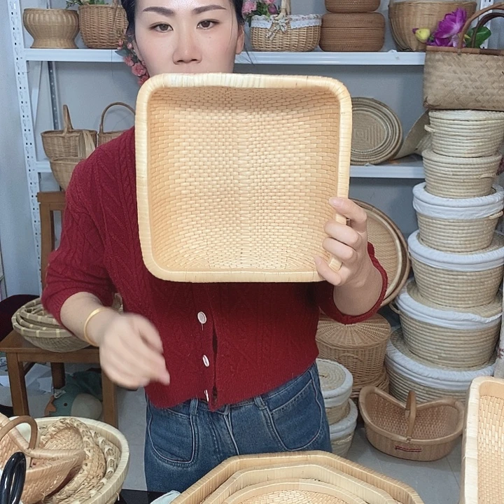 ****生木微瑕款口径25厘米方仓库随机