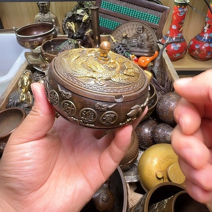 铜器办公室茶室摆件