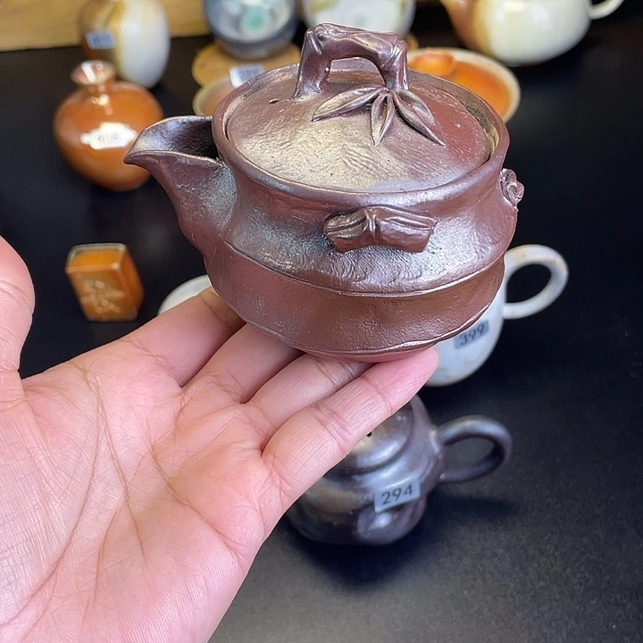 燃薪柴烧茶竹节宝瓶