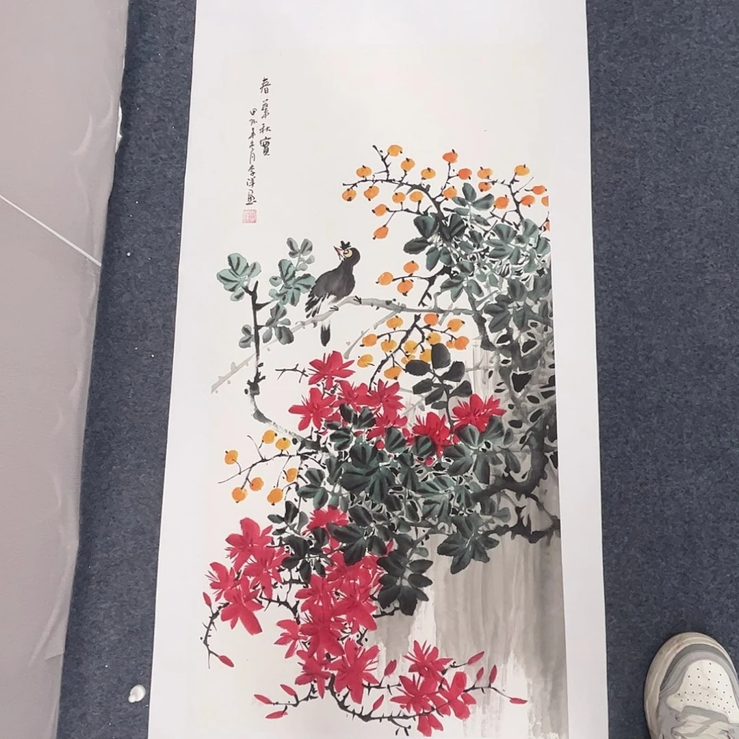 国画国画作品宣纸纯手绘