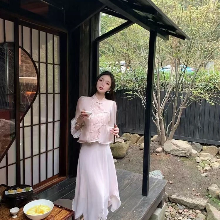 【新中式套装】重工国风衬衫套装16 792