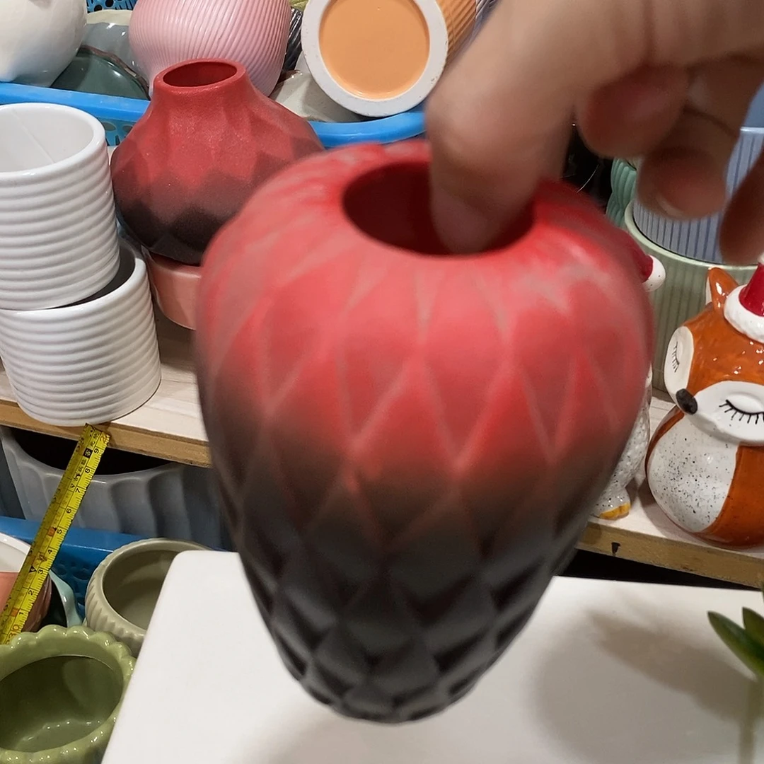 陶杯子陶盆有孔 瑕疵介意勿拍