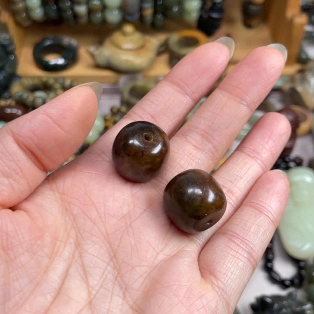 【闪购商品】未镶嵌岫岩河磨玉（透闪石质玉）挂件好*很