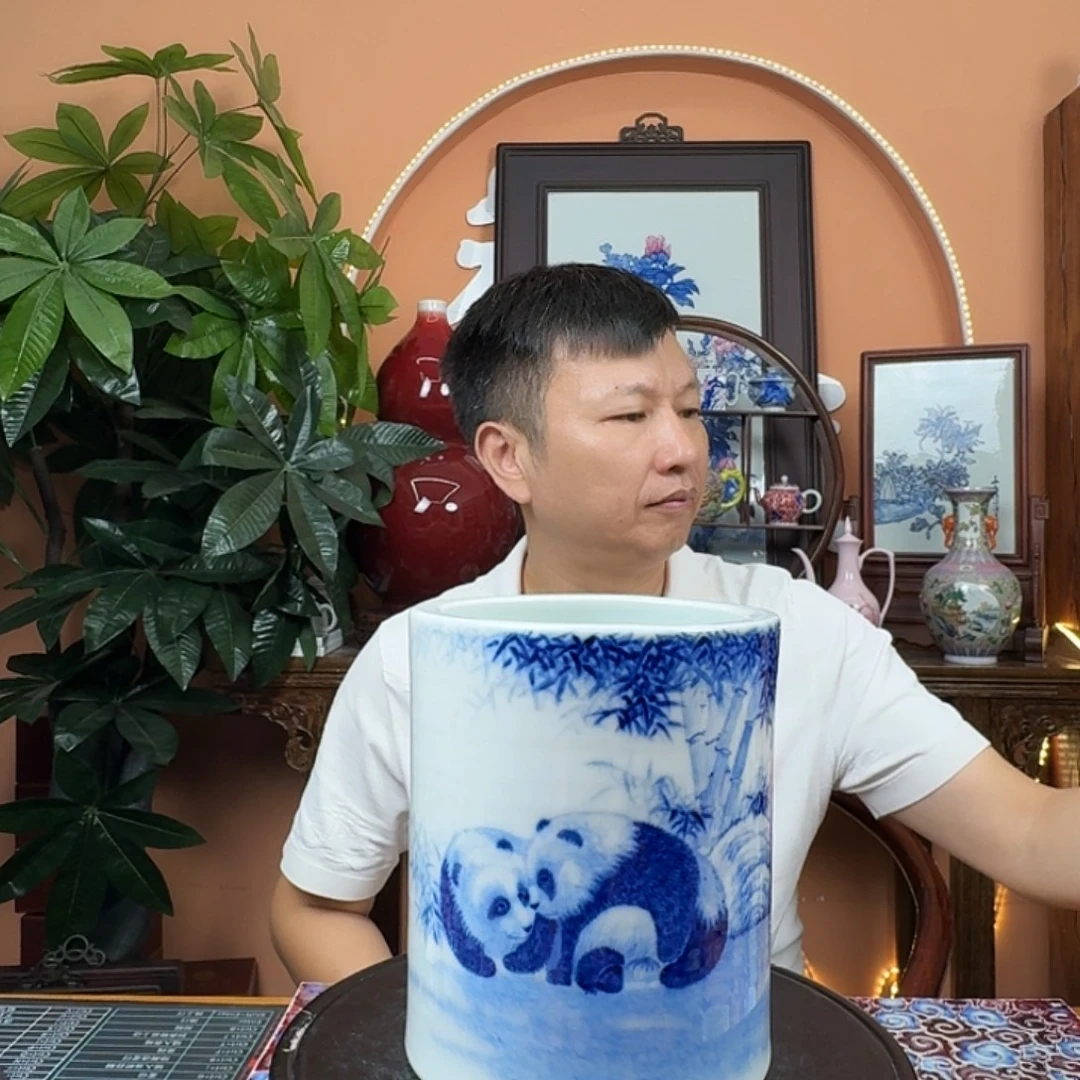 其他景德镇陶瓷手工笔筒