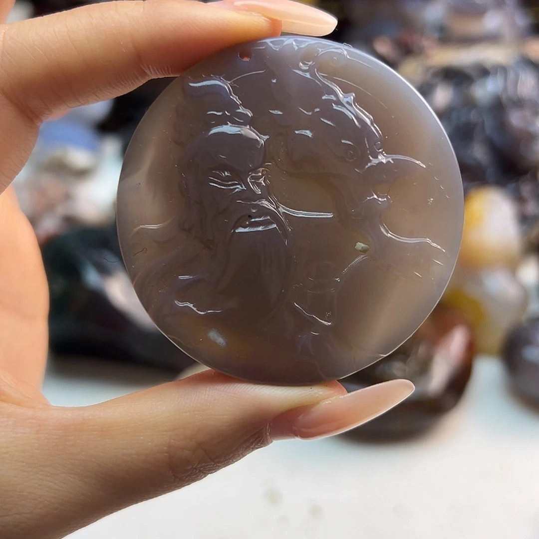 玛瑙/玉髓合金颈饰