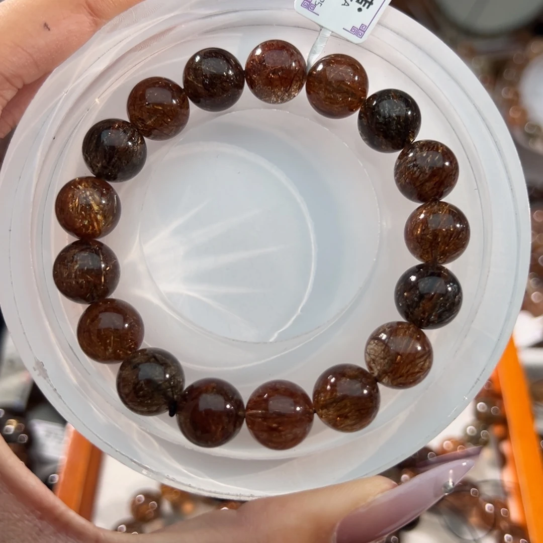 初****未镶嵌手链水晶黑金超七12