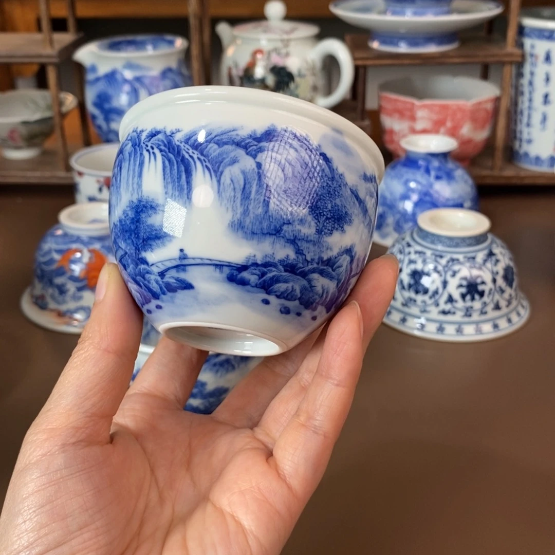 木*景德镇陶瓷手工手绘